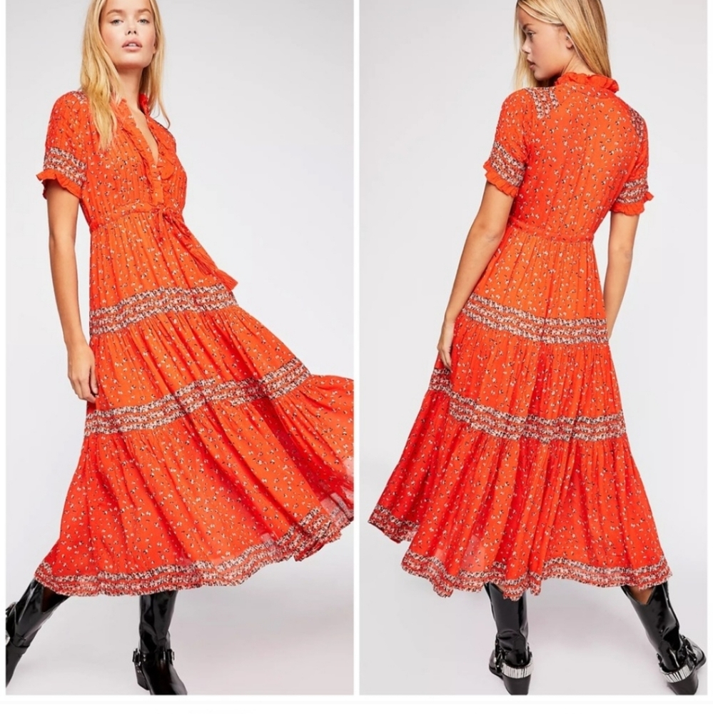 Free People Rare Feeling Maxi Dress